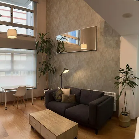 Apartamento Loft Hygge Urbano Coruna Con Servicio De Parking A Coruña