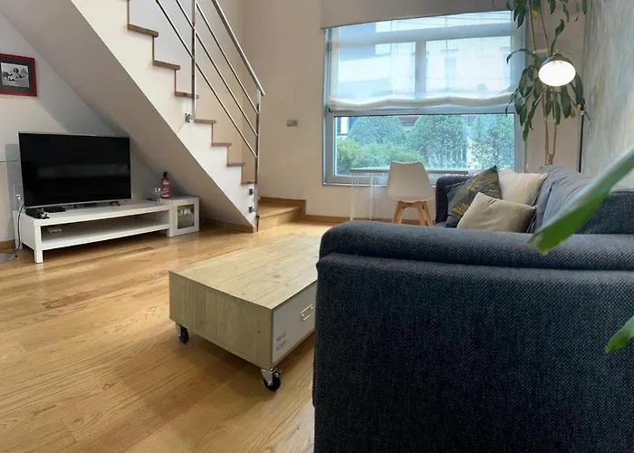 Loft Hygge Urbano Coruna Con Servicio De Parking Apartment